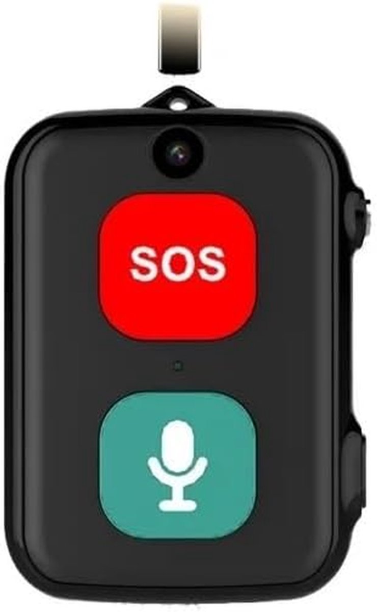 Tracker Hanger - Positieapparaat Ouderen - Veiligheid Bewaken - Realtime Locatie - Lange Standby - Zwart