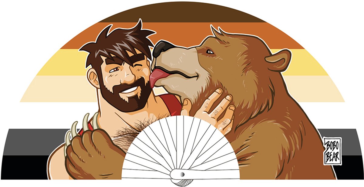M PROUD BEAR KISS Pride Fan