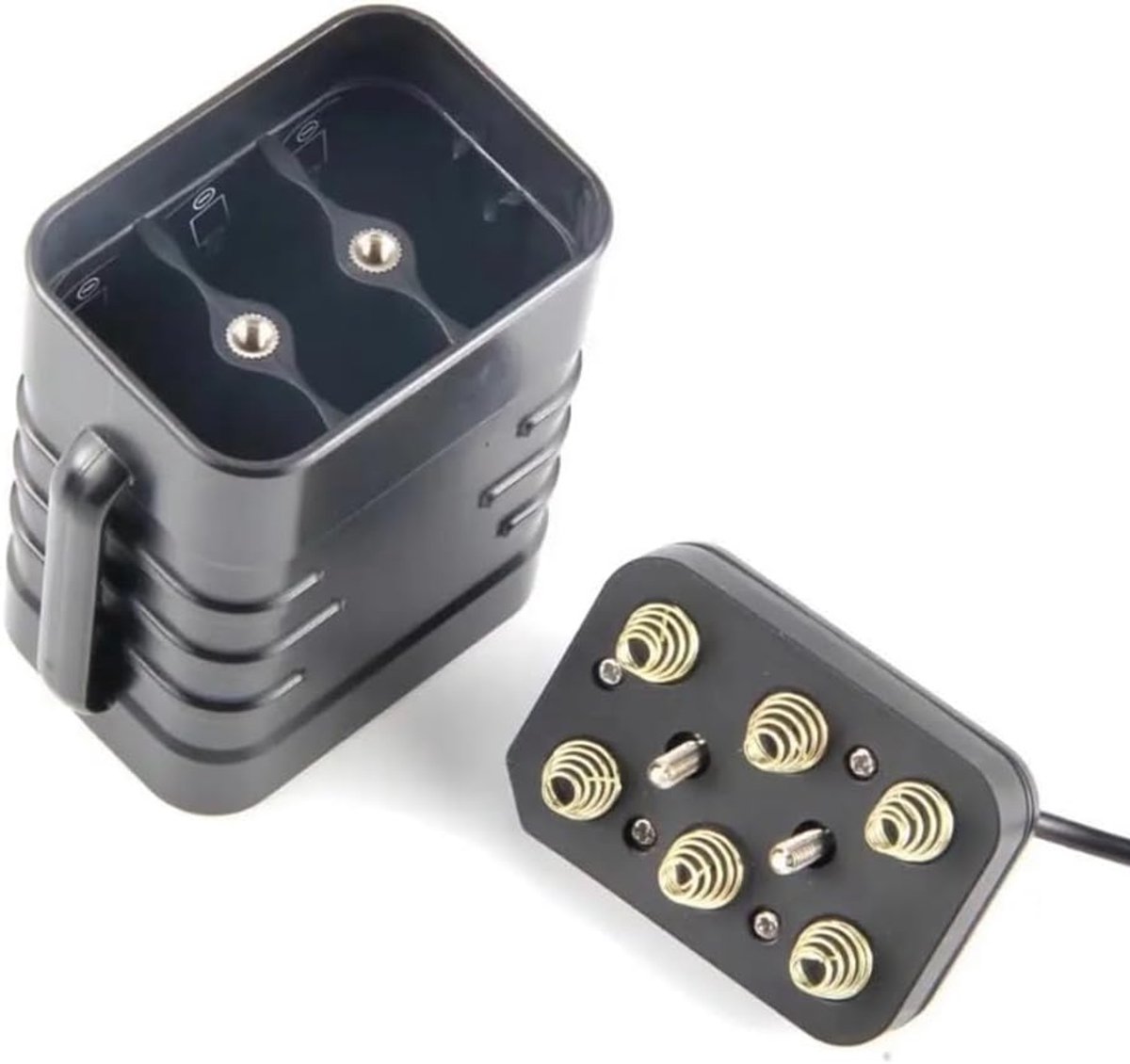 Batterij Doos met USB - Batterijhouder Waterdicht - Stroomvoorziening Buiten - Dubbele Interface - 12 x 8 x 7 cm