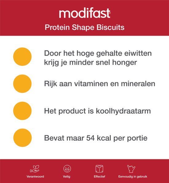 Modifast Protein Shape Biscuits - Granen en Chocolade - 16 stuks van Merkloos — afbeelding 4