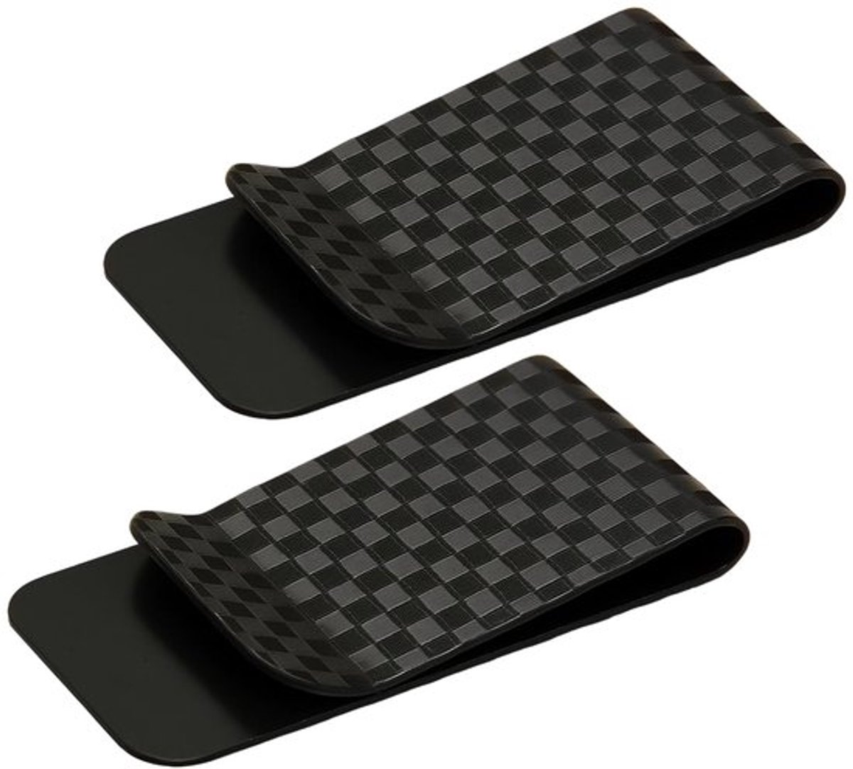 Dailygoods- Portemonnee Set van 2 Creditcardhouder Geldklem 7 2 Zwart