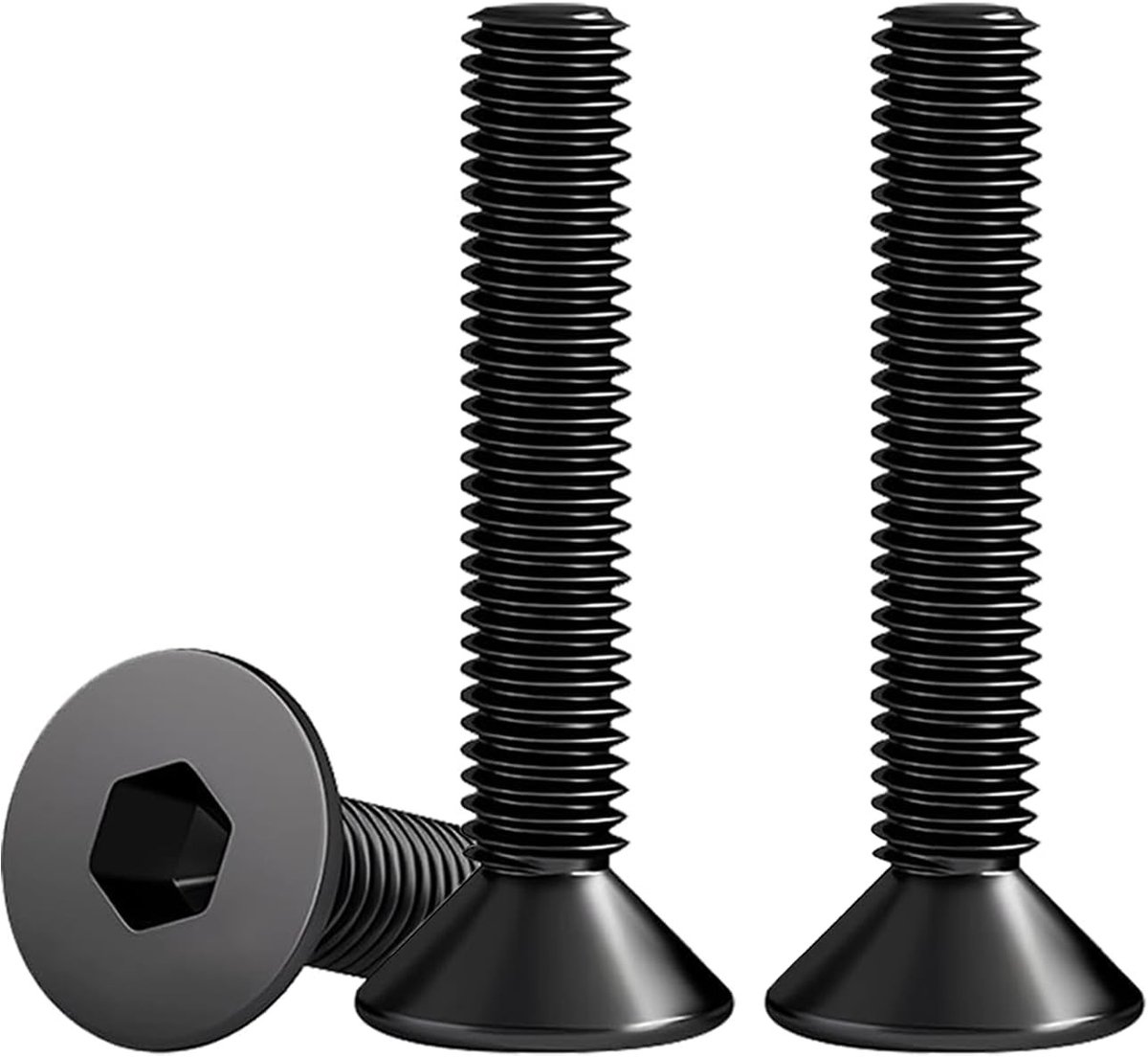 RVS verzonken schroeven M8 x 35 mm - 10 stuks - DIN 7991 / ISO 10642 - met inbus - duurzame bevestigingsoplossingen