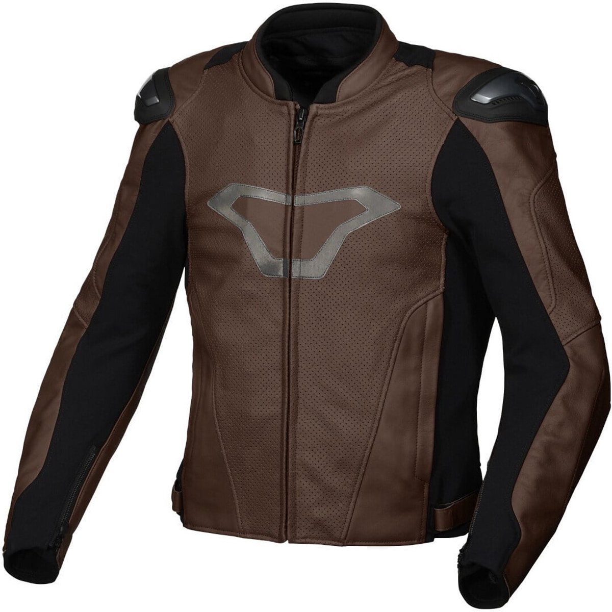 Macna Aviant Air geperforeerde leren motorjas -