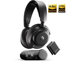 SteelSeries - Arctis Nova Pro Omni - Hi-Res Wireless Certified Gaming Headset - PC, PlayStation, Xbox & Switch - Zwart