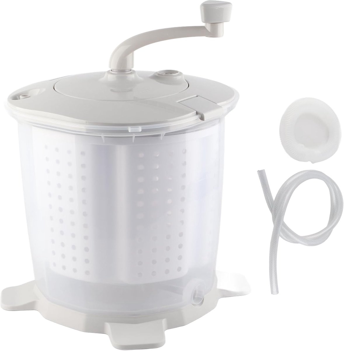 Handwasmachine Mini Wasmachine Kleine Was Handmatige Bediening 40x33cm Grijs