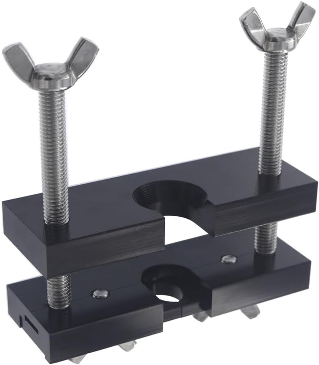 Mondstuk Trekker - Muziekinstrument Tool - Muziekonderhoud - Verstelbaar Aluminium - 100x105x30 mm - Zwart