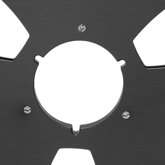Lege Opnamespoel - Tape Spoel - Audio Opnemen - 3-gaats Aluminium - 105 Inch - Zwart — afbeelding 2