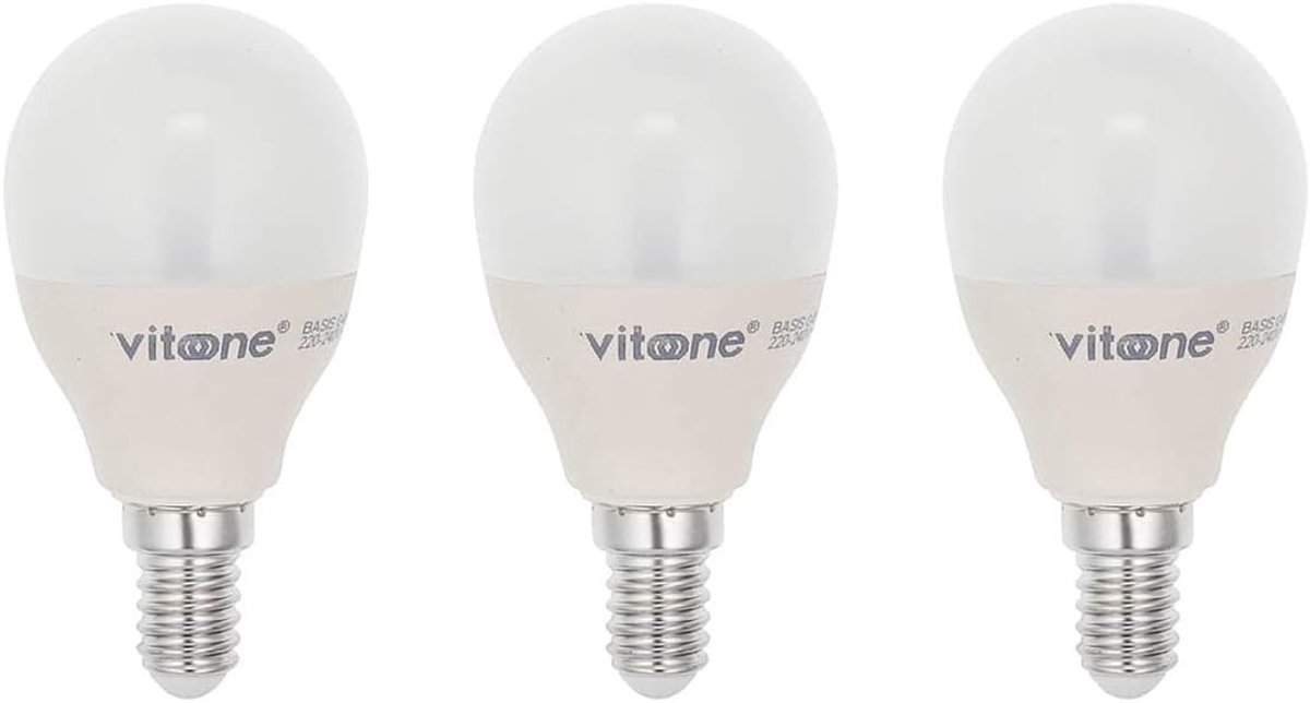 Kogellamp LED - Kleine Lamp - Huis Verlichten - Energiezuinig - Ø45mm 3 stuks - Transparant
