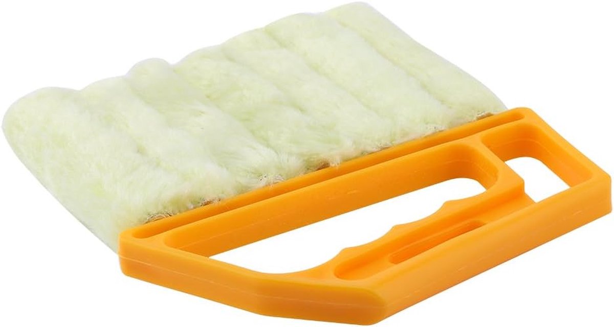 Mini Blind Reiniger - Jaloezie Stofwisser - Effectief Reinigen - Wasbaar Roestvrij - 15 x 13 x 2 cm - Wit