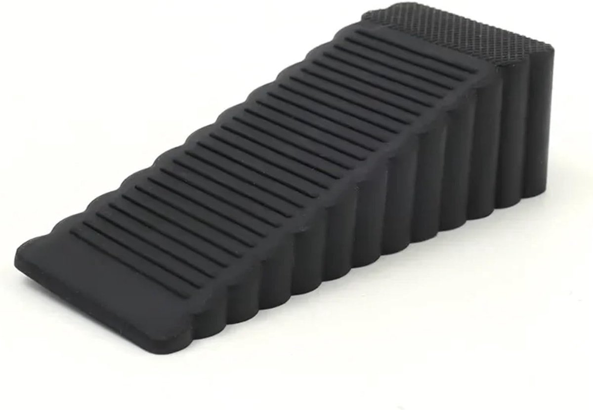 Deurstoppers Set - Antislip Pads - Meubels Beschermen - Duurzaam Rubber - 6 Stuks - Zwart
