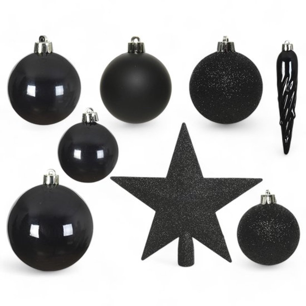 Kerstballenset 33-delig Onbreekbaar Kunststof