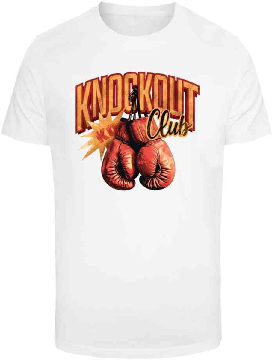 Mister Tee Knockout Club Heren Tshirt L Wit