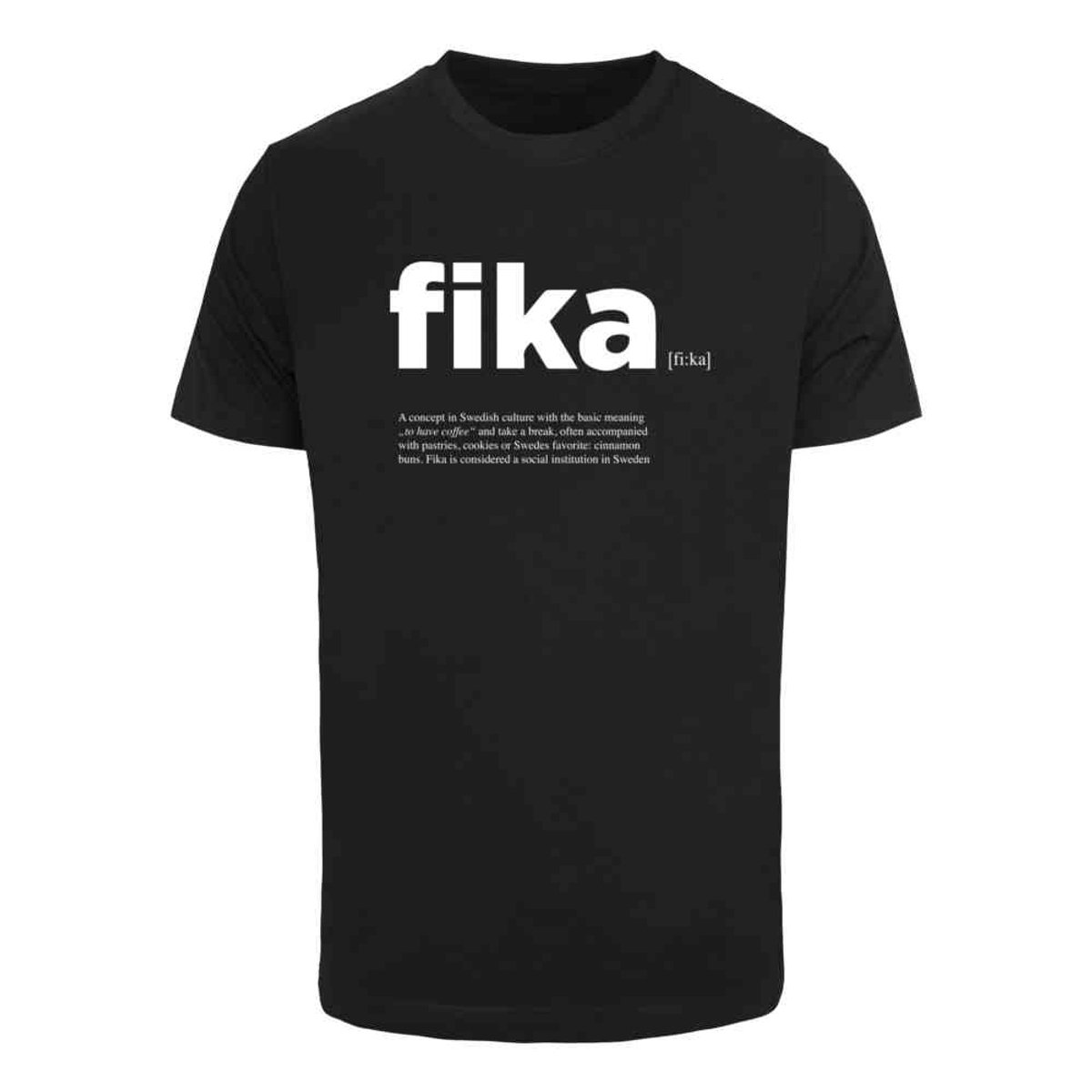 Mister Tee Fika Definition Round Neck Heren Tshirt S Zwart
