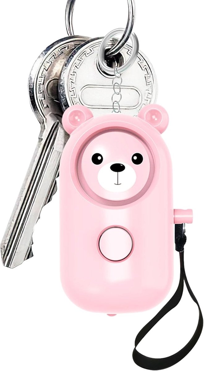 Persoonlijk Alarm - Veiligheidssirene Mini - Zelfbescherming Onderweg - 130 dB Sirene - 43 Gram - Roze