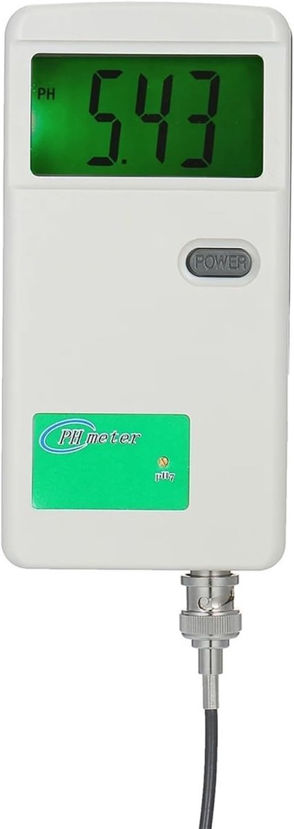 Digitale Bodemtester - PH Meter - Waterkwaliteit Meten - Hoge Precisie - 14 pH - Wit