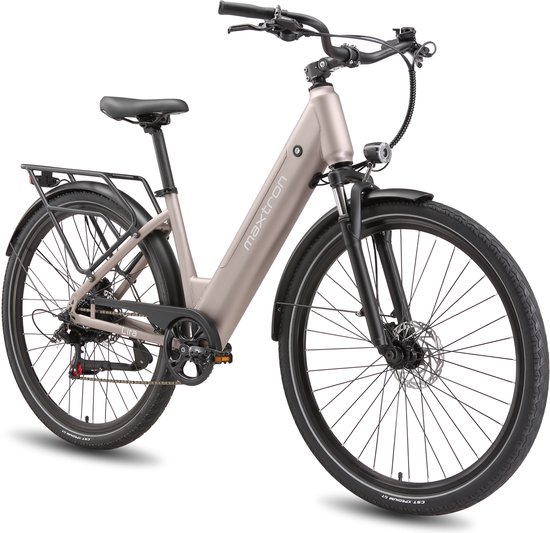 Maxtron Marathon Elektrische Fiets - 36V 22.5Ah Accu - Actieradius tot 160 km - 27.5×2.0 Inch Banden - Stadsfiets - Mechanische Schijfremmen - Max. Belastbaar 120 kg - Groen van Maxtron — afbeelding 2