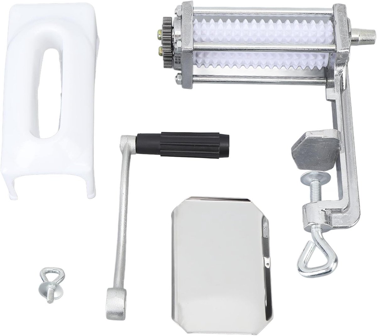 Vleesvermalser - Keuken Tool - Malser Vlees - Aluminium Constructie - Handmatig - Zilver