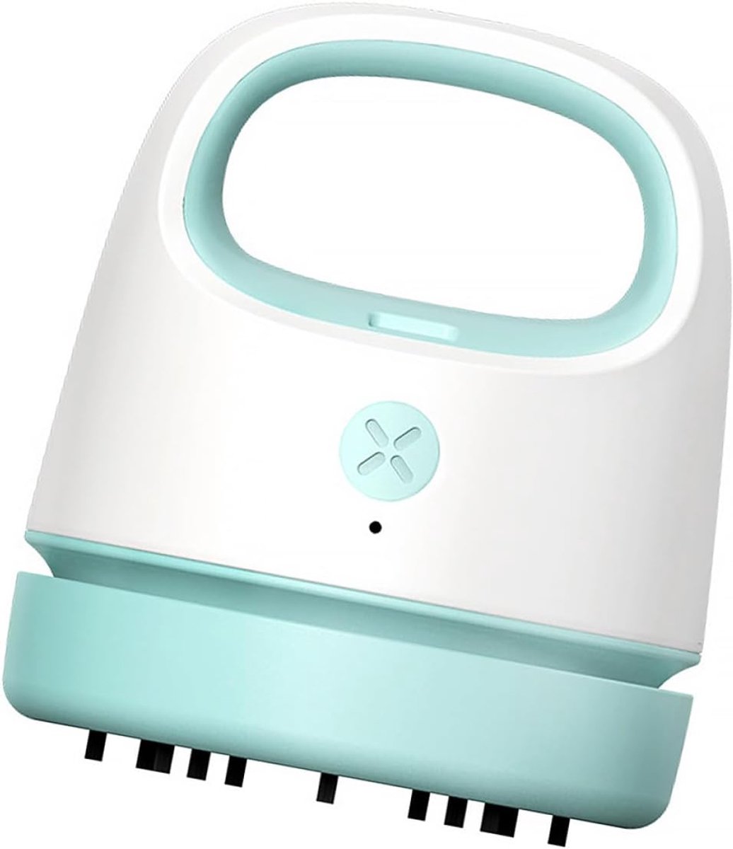 Oplaadbare USB-bureaustofzuiger – Mini Draagbare Blauwe Stofzuiger – Krachtige Stille Zuigkracht – Geschikt voor Stof, Huisdierharen en Kruimels – Multifunctionele Tafelreiniger
