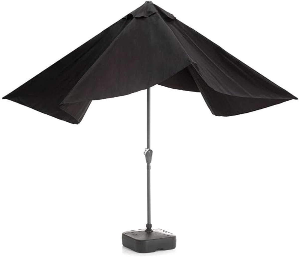 Parasol - Tuinparasol - Zweefparasol - Zwart - 300cm x 200cm x 255cm – foto 7