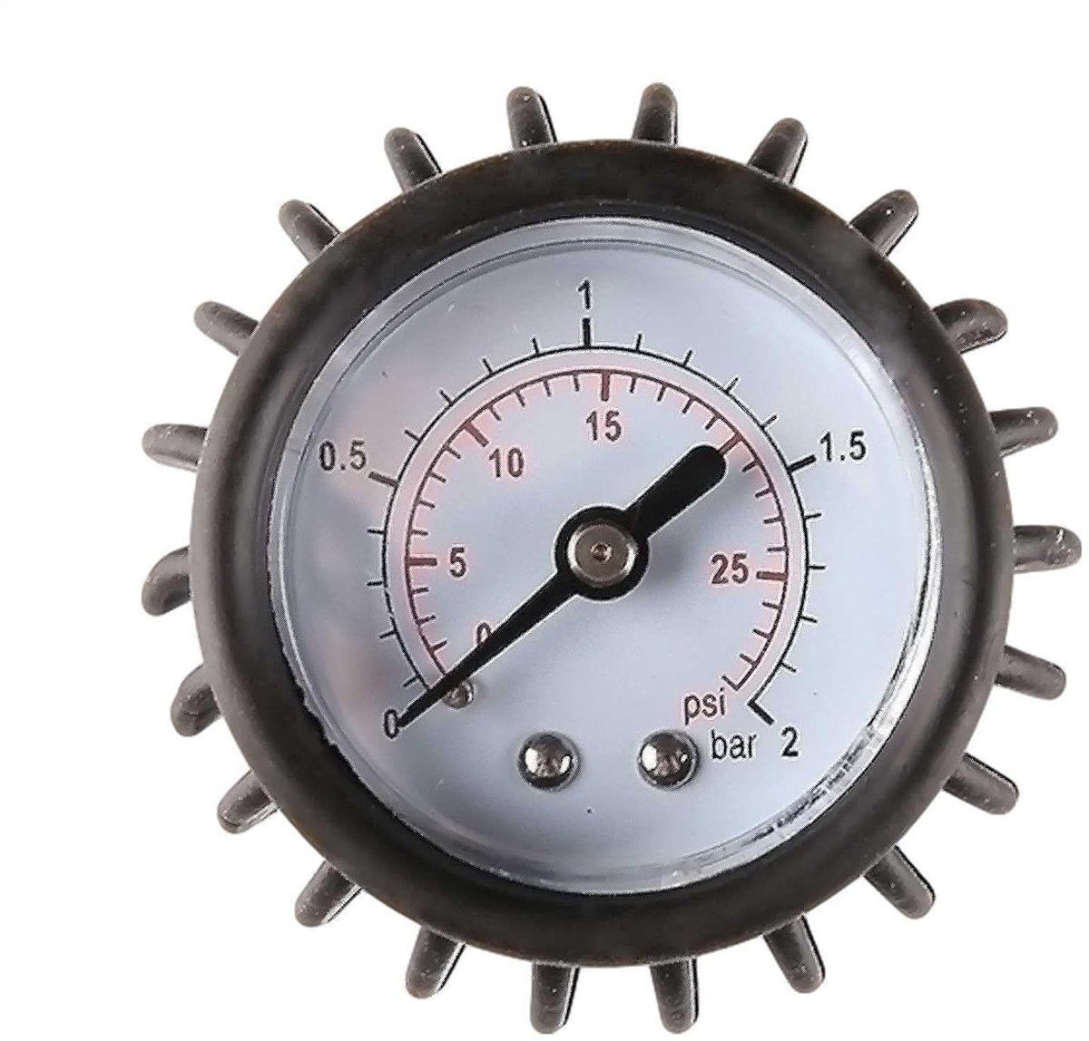 Drukmeter - Testpomp Luchtmeter - Druk Controleren - Hoge Betrouwbaarheid - 30 PSI - Zwart
