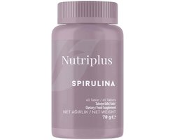 Farmasi Nutriplus Spirulina Tabletten 60 Stuks - 1000 mg per Dagdosering - Voedingssupplement met Spirulina Extract - 78 g