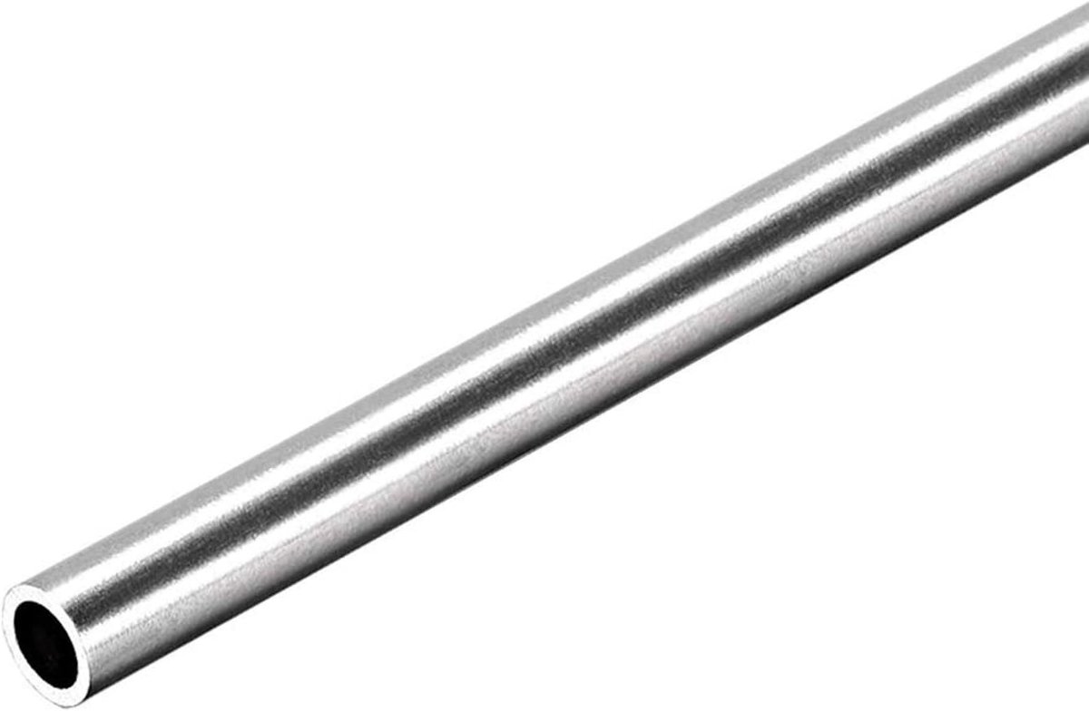 Roestvrijstalen Buis - Metalen Pijp - Industriële Toepassingen - Naadloze Constructie - 38mm x 500mm - Zilver