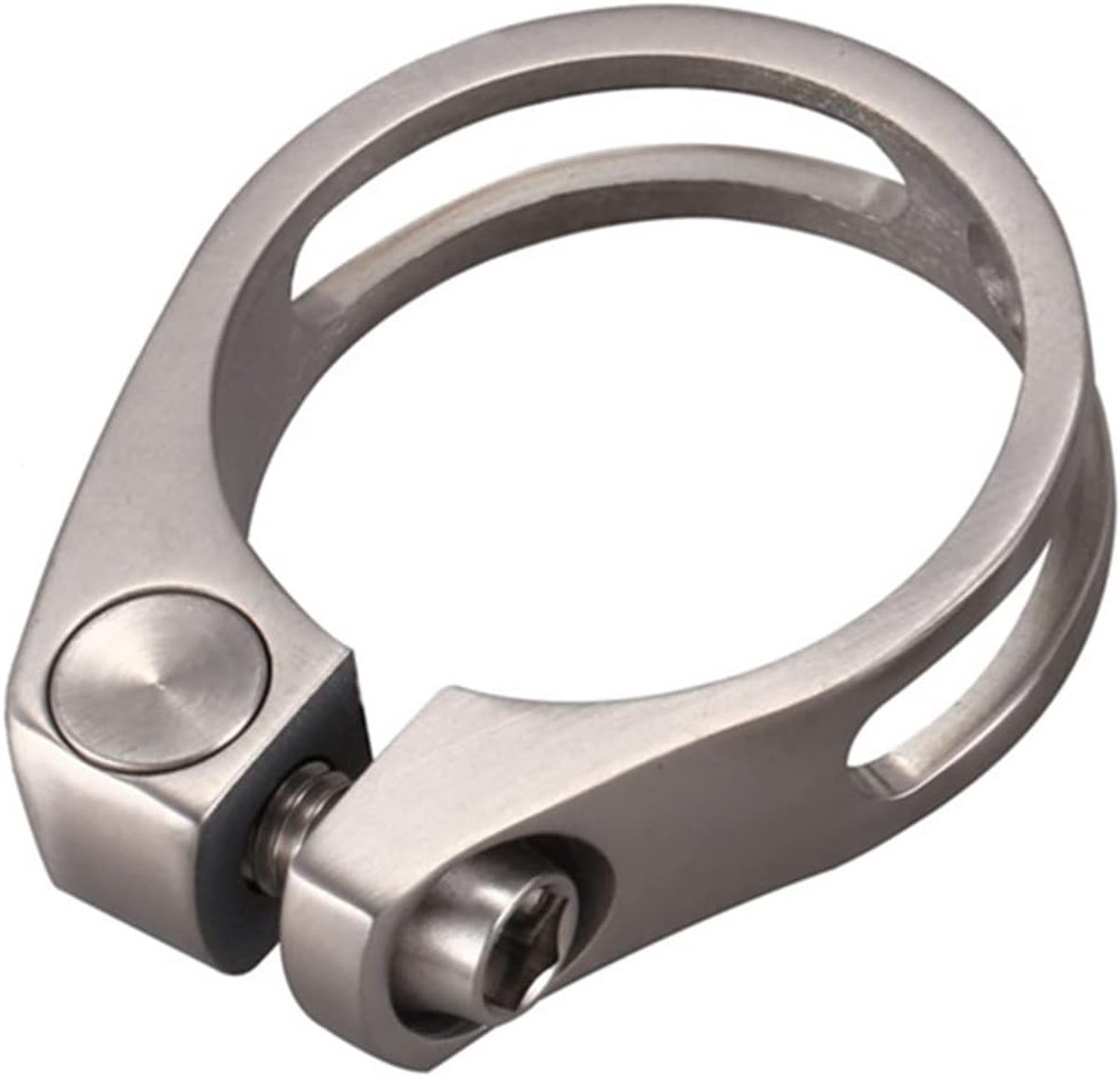 Zadelpenklem - Fietszadelklem - Fietsreparatie - Titaniumlegering - 318 Mm - Zwart