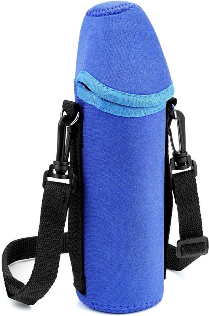 Store_7 - Isolatie - Neopreen waterfles hoes - Blauw - Geschikt voor