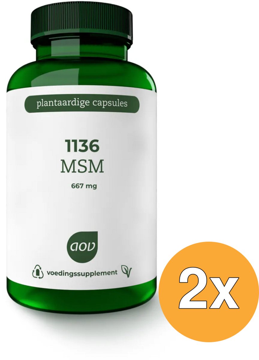 2x Aov 1136 MSM (90 vega capsules)