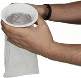 braakzakjes - spuugzakjes - 10 stuks - kotszakjes met ring - vomit bags 1,5 liter