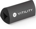Een zwarte penverdikker met 'VITILITY' logo.