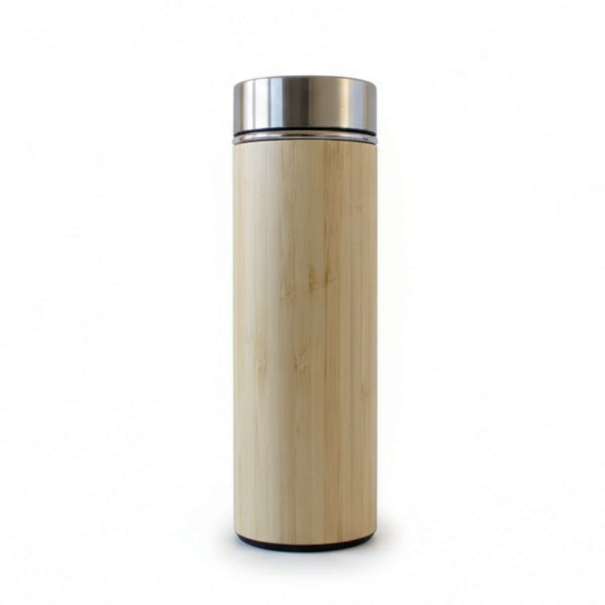 10 stuks Bamboe & RVS Thermosfles – 450ml Dubbelwandige Flask - Duurzame thermofles voor thee, koffie - Bamboo and Steel flask - Bedankt Collega Cadeau — cadeau in Cadeau-ideeën - foto 5