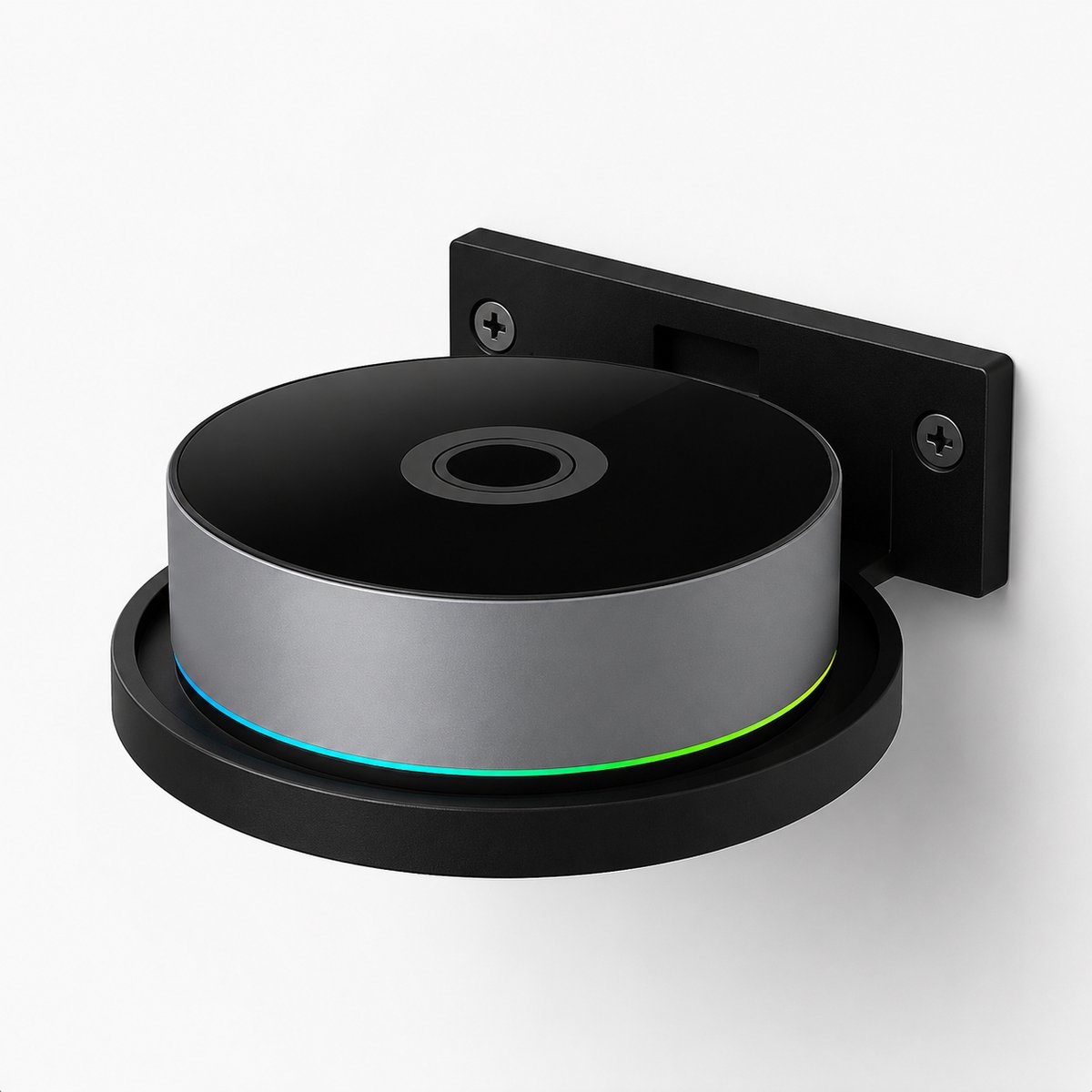 YUOM. Wandhouder geschikt voor Athom Homey Basic – Smart Home Hub Houder / Wall Mount – Zwart