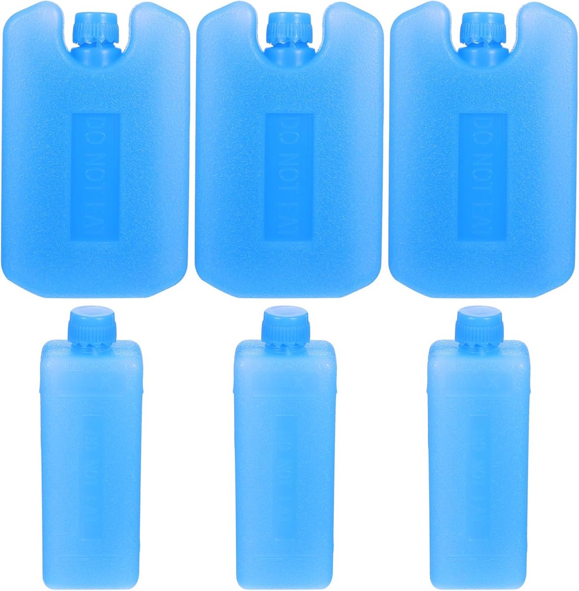 Herbruikbare Koelblokken - IJsblokjes Koelelementen - Buitenactiviteiten Koelen - Watervulling Ontwerp - 11.70X4.10X3.10CM - Blauw