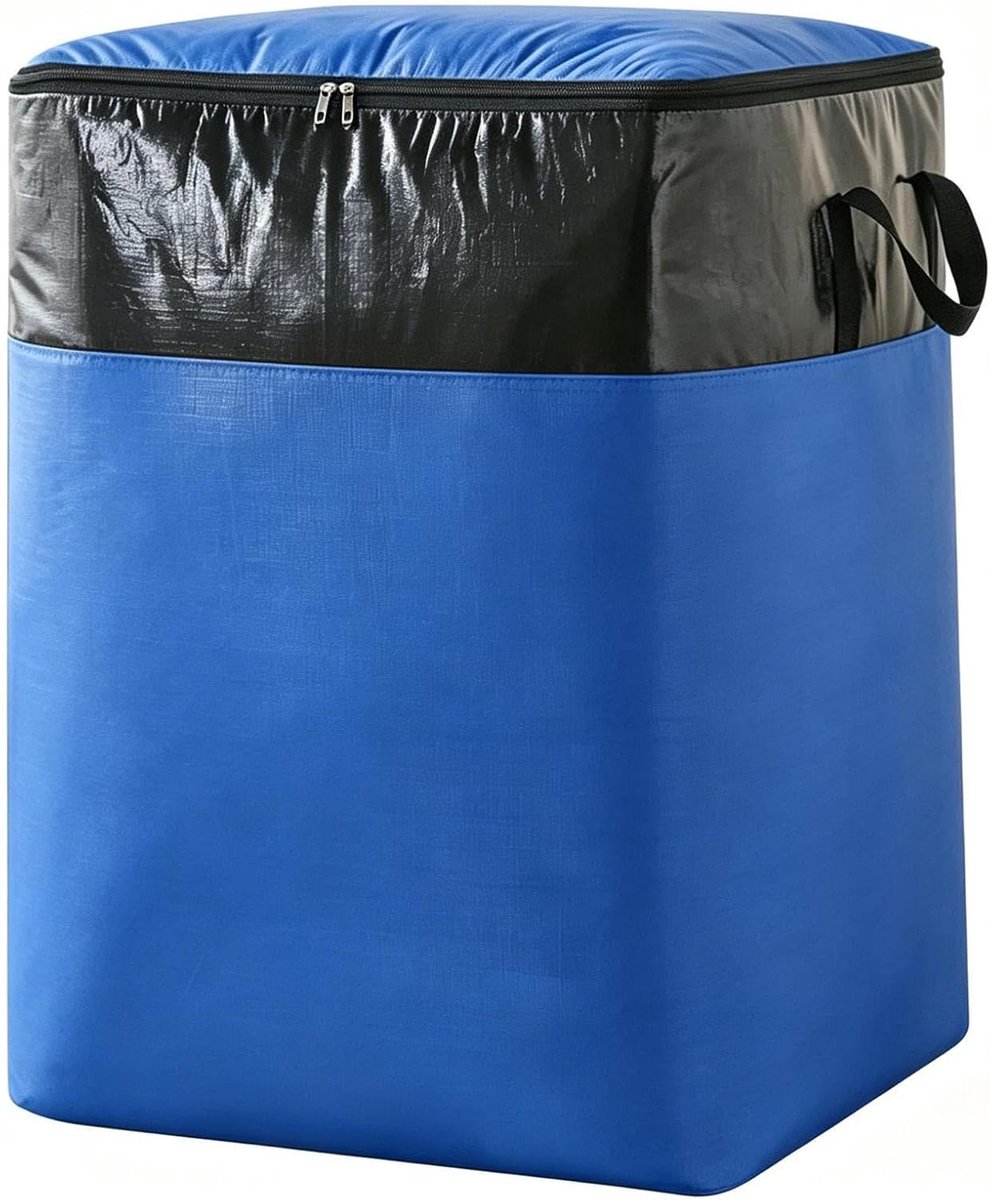 Inpakzakken Verhuizing - Verhuisdozen - Kleding Opbergen - Scheurvast - 140 liter - Blauw