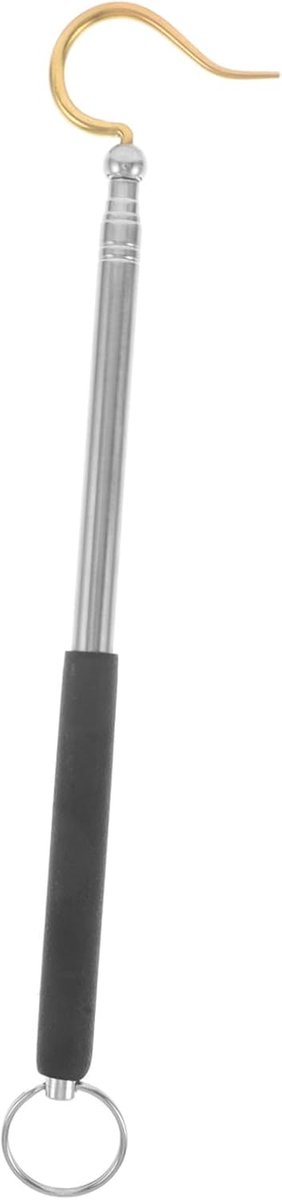 Telescopische Paal - Uitschuifbare Stok - Hangen van Vogelkooi - Verstelbare Hoogte - 91 cm - Zwart
