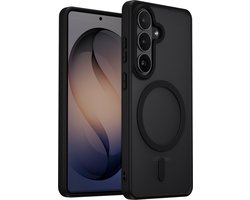 Hoesje Geschikt voor Samsung S26 Plus - Zwart - Geschikt voor MagSafe - Slank - Sterk - Shock proof