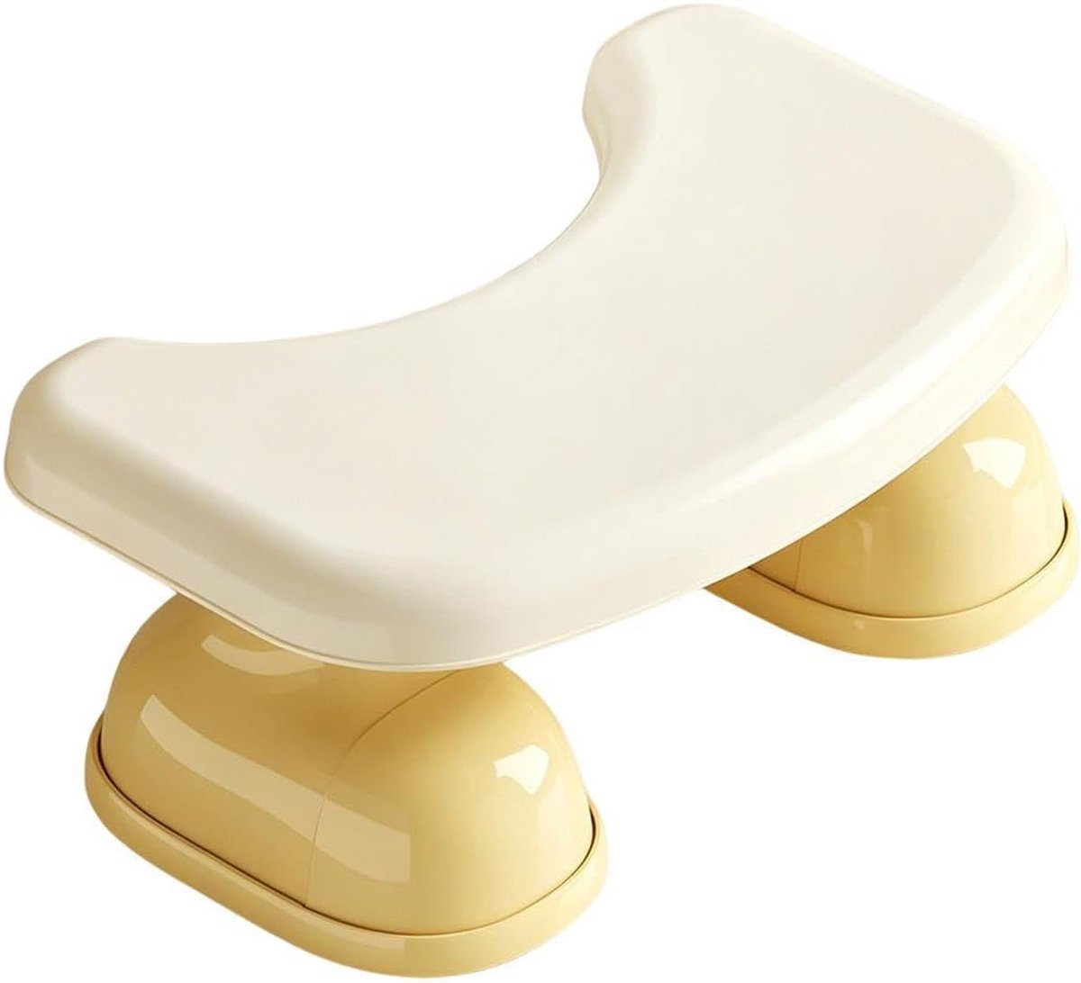 Badkamerkruk - Opstapje toilet - Houding verbeteren - Antislip ondergrond - 395 cm lengte - Geel