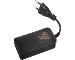 Aquarium Timer - Tijdschakelaar Visbak - Automatisch Voeren - Eenvoudig Instelbaar - 8.1x4.2cm - Zwart