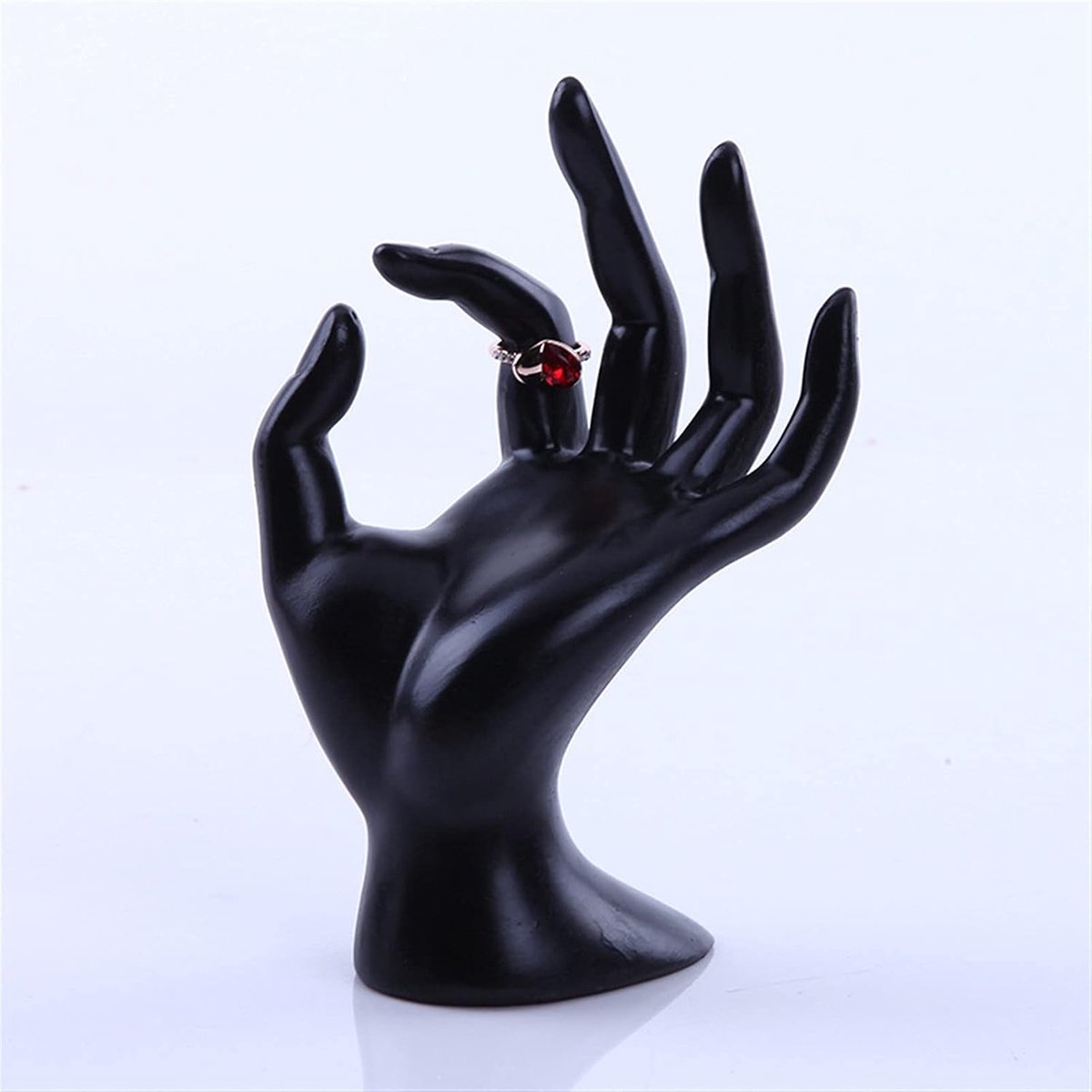 Sieradenstandaard Buste - Juwelenhouder Display - Sieraden Presenteren - Glad Polyresin Materiaal - 1 stuk - Zwart
