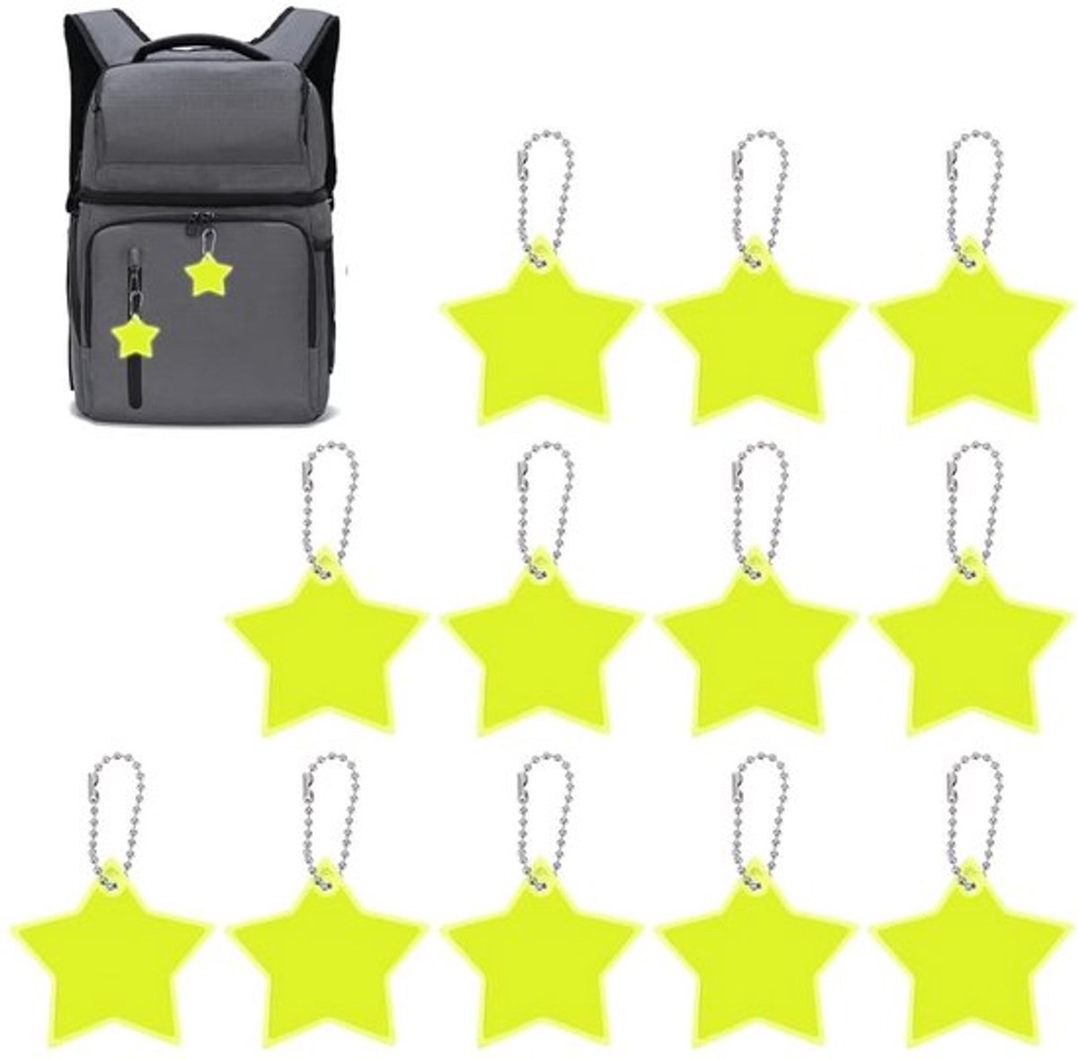 Jhubersproducts - Reflecterende hangers - Veiligheid voor kinderen - Fluorescerend