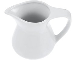 Koffie Melkopschuimer - Espresso Melkopschuimer - Koffie Bereiden - Ergonomisch Ontwerp - 10.5 x 9 cm - Wit