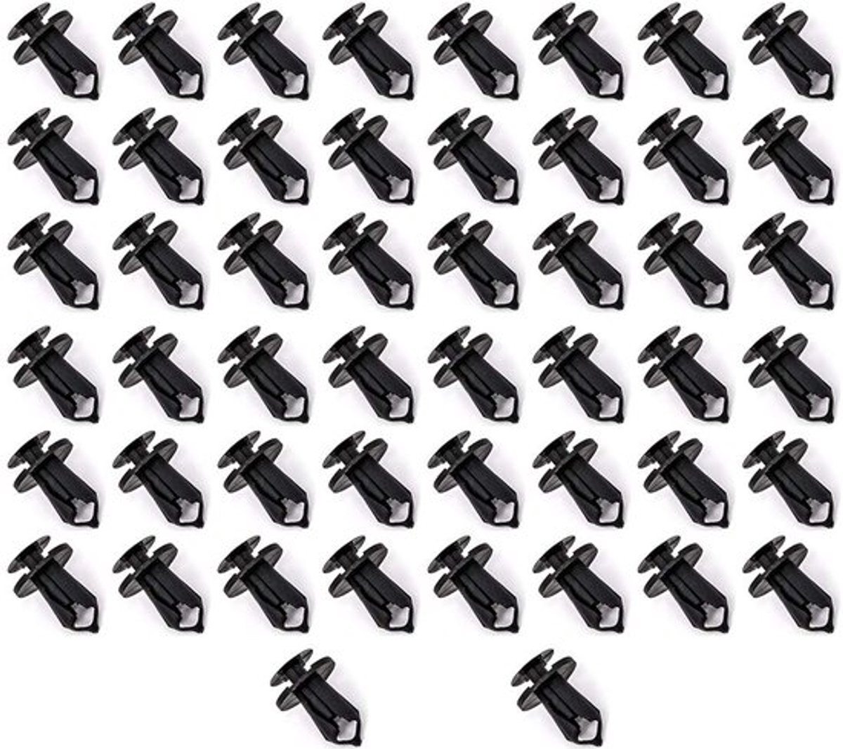 Shopcentral - Clips bevestigingshouders - 50 stuks voor VW T4 T5 - Zwart