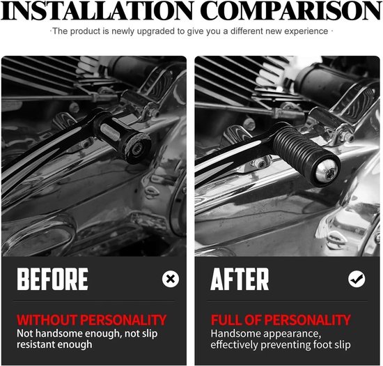 Motorfiets Versnellingspook - Schakelpedaal Motor - Comfortabel Schakelen - Universeel Ontwerp - Standaard Maat - Zwart — afbeelding 2