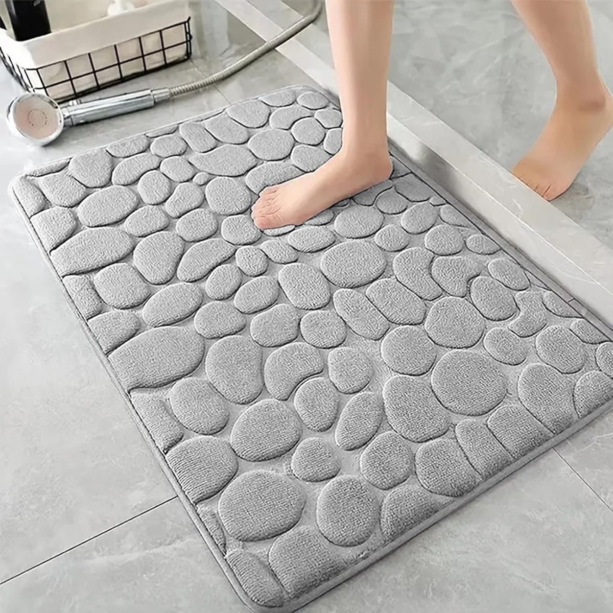 Zachte en Comfortabele Badmat 40x60cm, Super Waterabsorptie, Antislip en Wasbaar, Ideaal v