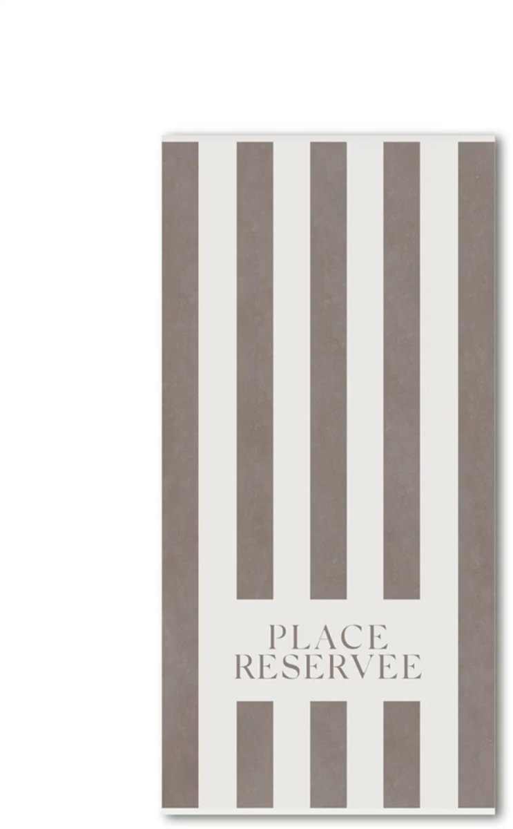 Place Réservée Classic beach towel 100x200cm sand