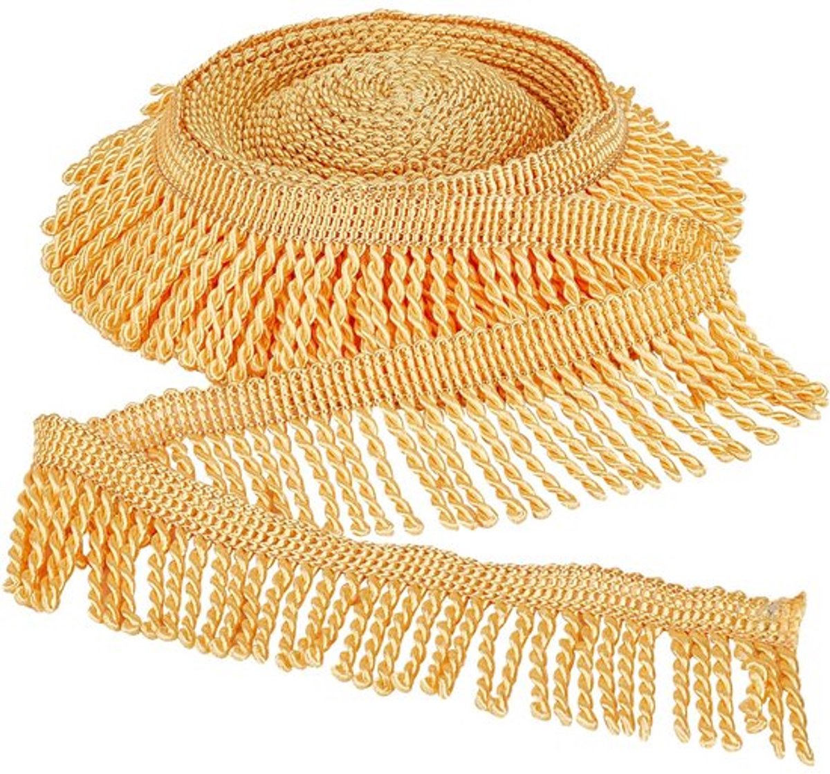 Solidchoice - Dailygoody - PandaHall Fringe Trim - 10 meter Bullion Gordijn Franjes