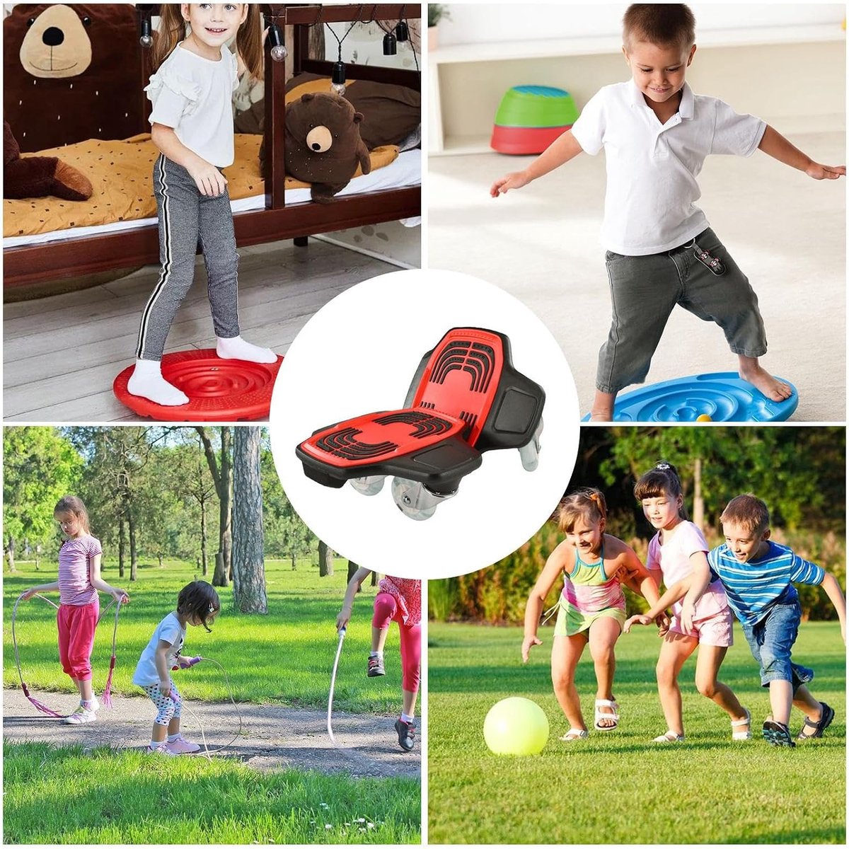 Split Skateboard Kinder skateboard Driften en Tricks Geluidsarme PU wielen 28 cm Deklengte