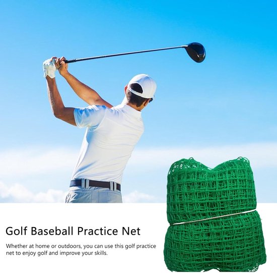 Golf Oefennet - Golfnet Golf - Golf Oefenen - Sterk Stabiel Materiaal - 2x2m - Groen van GOLF — afbeelding 3