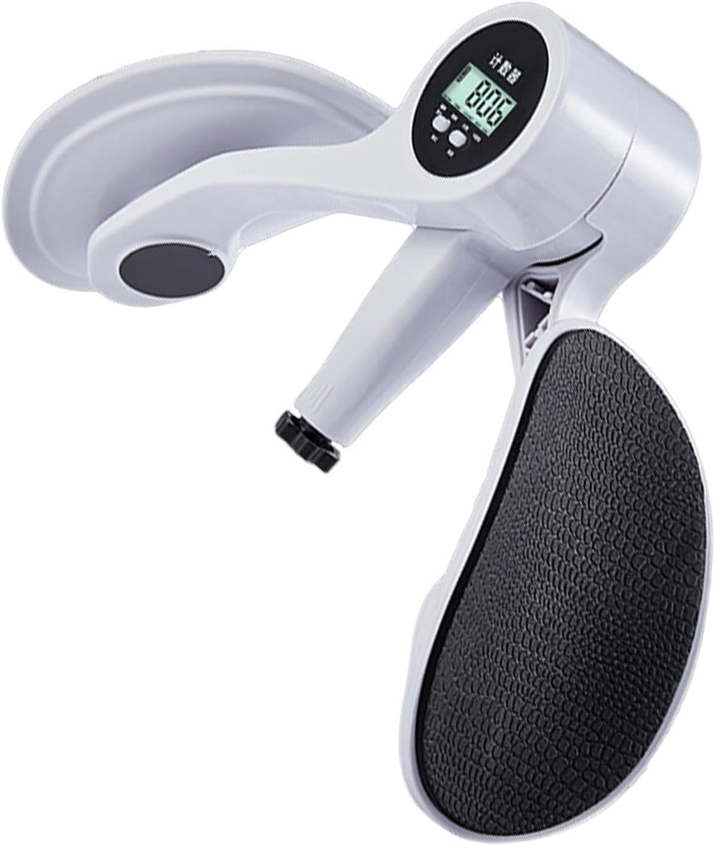 Bekkenbodem Trainer - Heup Trainer - Spierversterking Benen - Instelbare Weerstand - 33 cm - Wit